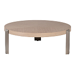 Столик журнальный круглый со светлым шпоном Light Veneer Table варинант исполнения - 5 | Loft Concept в Рязани