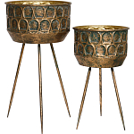 Железное кашпо Boston варинант исполнения - 1 | Loft Concept в Рязани