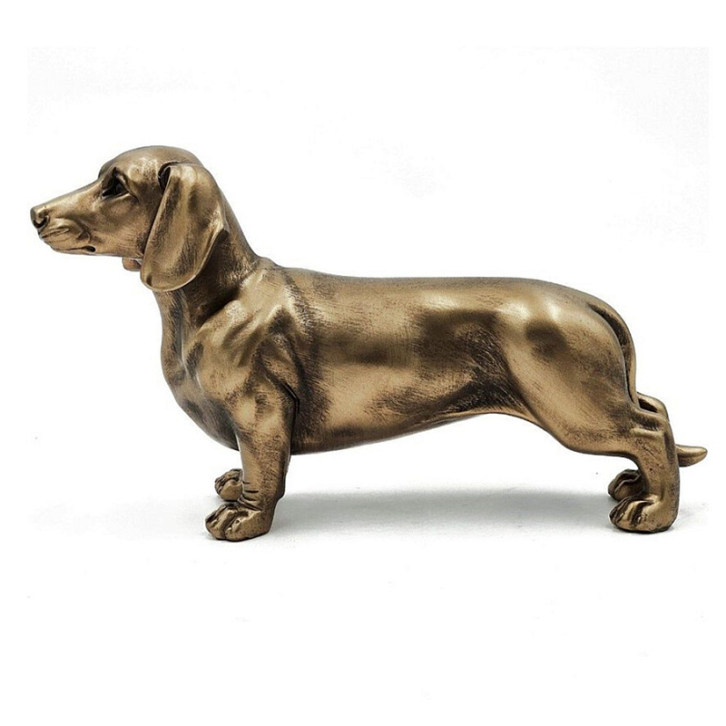 Статуэтка такса с реалистичными деталями и гладкой поверхностью Dachshund Style Бронза в Рязани | Loft Concept 