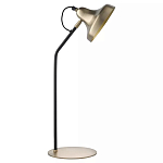 Настольная лампа с плафоном в форме купола в сочетании черного и золотистого цвета Minimalist Execution варинант исполнения - 2 | Loft Concept в Рязани