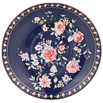 Чайный сервиз из фарфора синий на 6 персон 14 предметов Flower Porcelain Collection варинант исполнения - 3 | Loft Concept в Рязани