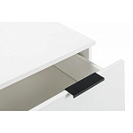 Комод белый с 3-мя ящиками Strict Lines  варинант исполнения - 5 | Loft Concept в Рязани