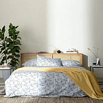 Постельное белье из сатина с рисунком 200х220 см Aurora Allure Sprout варинант исполнения - 2 | Loft Concept в Рязани