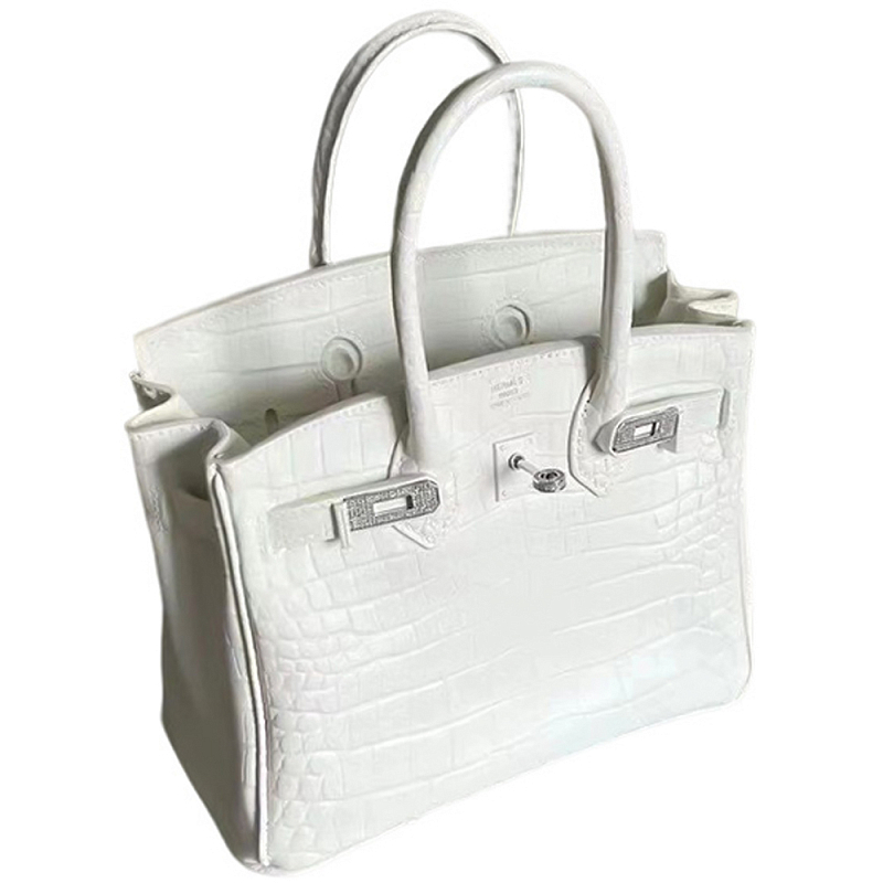 Декоративная ваза в виде сумки Birkin Bag Vase White Белый Декоративная ваза в виде сумки Birkin Bag Vase White Белый в Рязани | Loft Concept