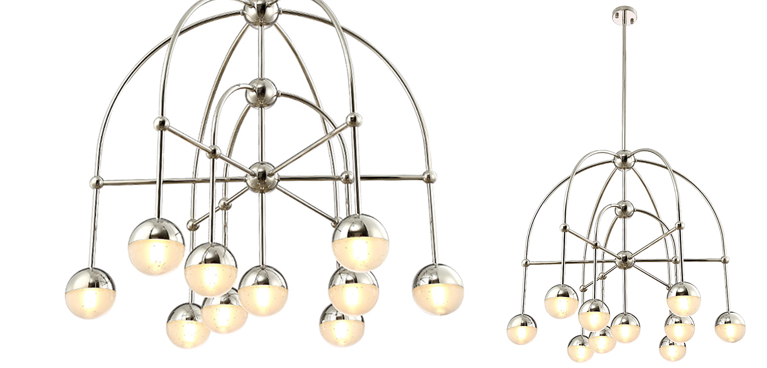 Люстра Heidy Chrome Chandelier 10 Люстра Heidy Chrome Chandelier 10 - Loft-Concept в Рязани