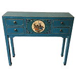 Консоль в китайском стиле с 4-мя ящиками Chinese Elm Console Table варинант исполнения - 1 | Loft Concept в Рязани