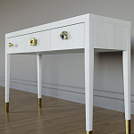 Дизайнерский Письменный стол Elsa Dreams White с тремя ящиками варинант исполнения - 2 | Loft Concept в Рязани