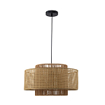 Подвесной светильник с абажуром из плтеного бамбука Light Inside the Cell варинант исполнения - 3 | Loft Concept в Рязани