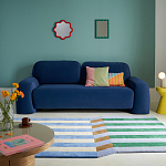 Настенное зеркало в зеленой раме Nya Green Mirror варинант исполнения - 4 | Loft Concept в Рязани