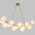 Люстра подвесная с белыми лампами в форме шара Felicitat варинант исполнения - 4 | Loft Concept в Рязани