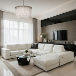 Люстра круглая с прозрачными стеклянными трубками Nembus варинант исполнения - 12 | Loft Concept в Рязани