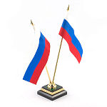 Флагшток из малахита и бронзы с позолотой Stone Flagpole варинант исполнения - 2 | Loft Concept в Рязани