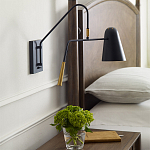 Бра черного цвета с конусным плафоном Feiss варинант исполнения - 6 | Loft Concept в Рязани