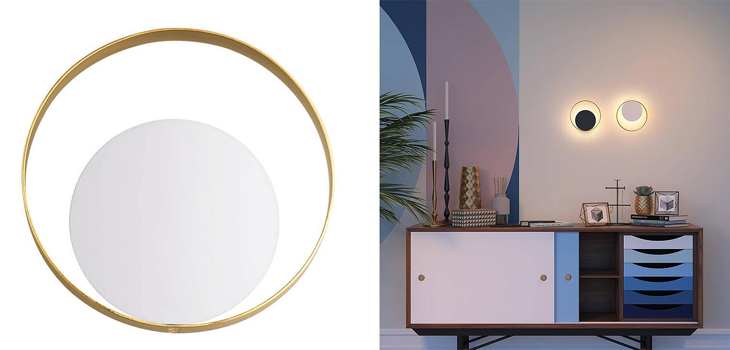 Бра Globo Ocular Sconce Circle White Бра Globo Ocular Sconce Circle White - Loft-Concept в Рязани