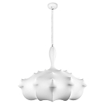 Подвесной светильник с белым фигурным абажуром и мягкими волнистыми краями Cloud Motion  варинант исполнения - 17 | Loft Concept в Рязани