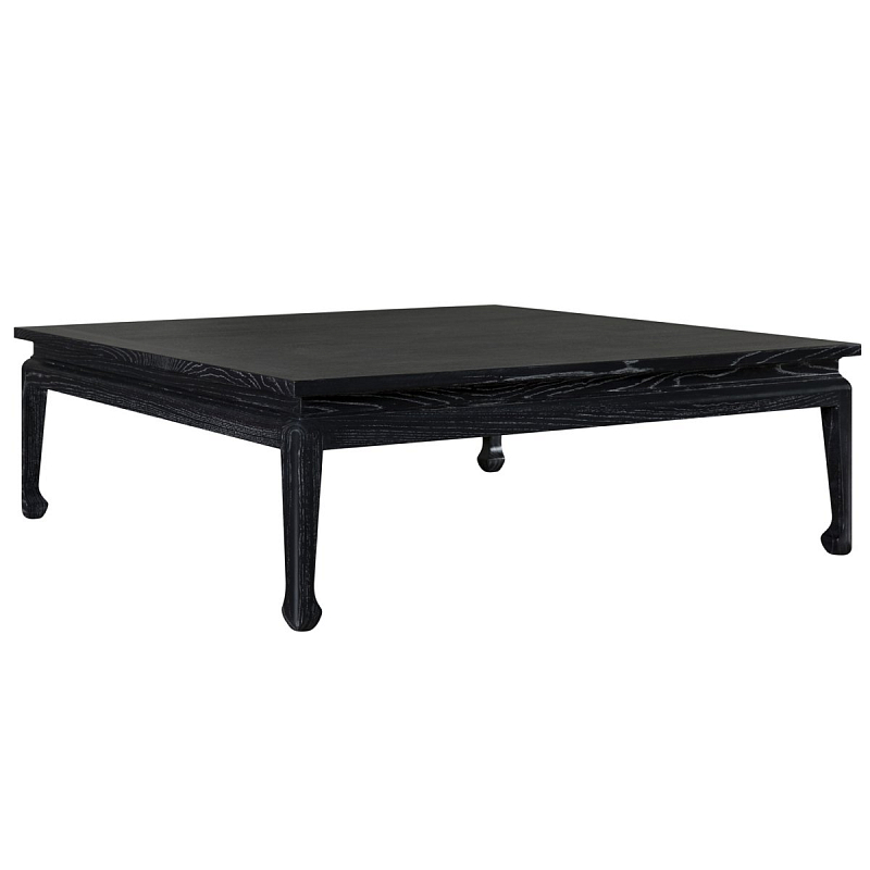Кофейный стол Black Curved Coffee Table Черный в Рязани | Loft Concept 