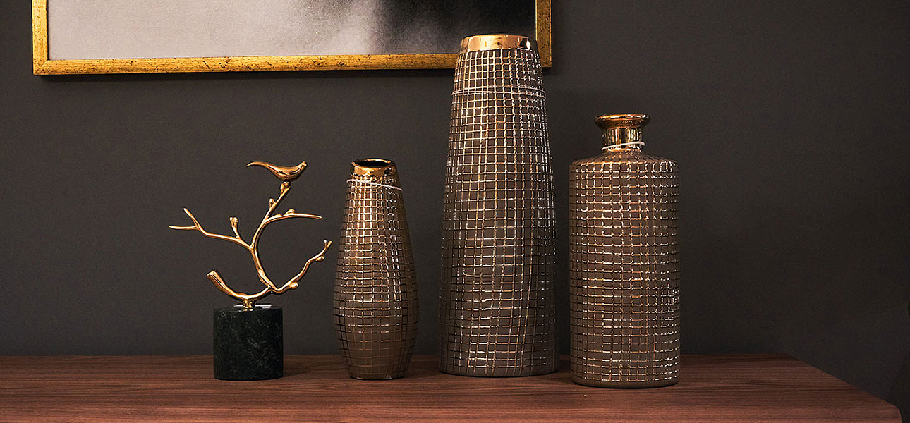 Ваза Golden mesh 25 - Loft-Concept в Рязани