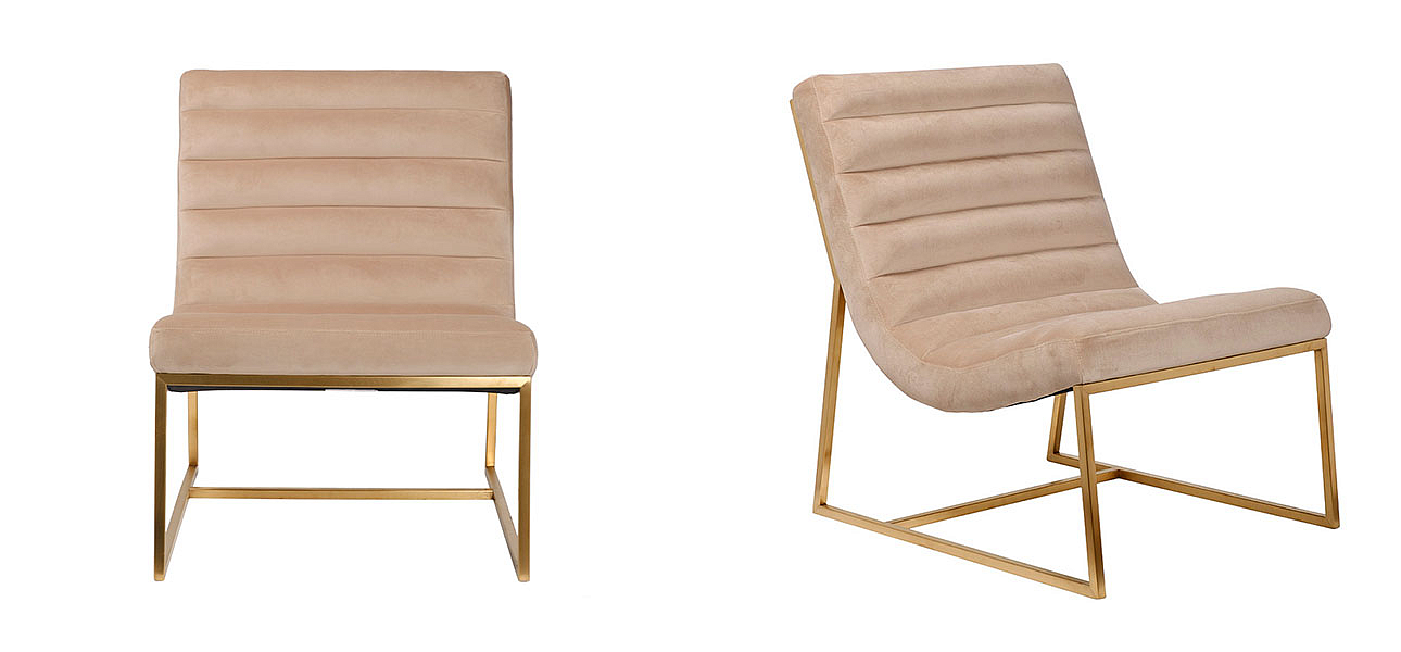 Кресло Great Basin matte gold Кресло Great Basin matte gold - Loft-Concept в Рязани