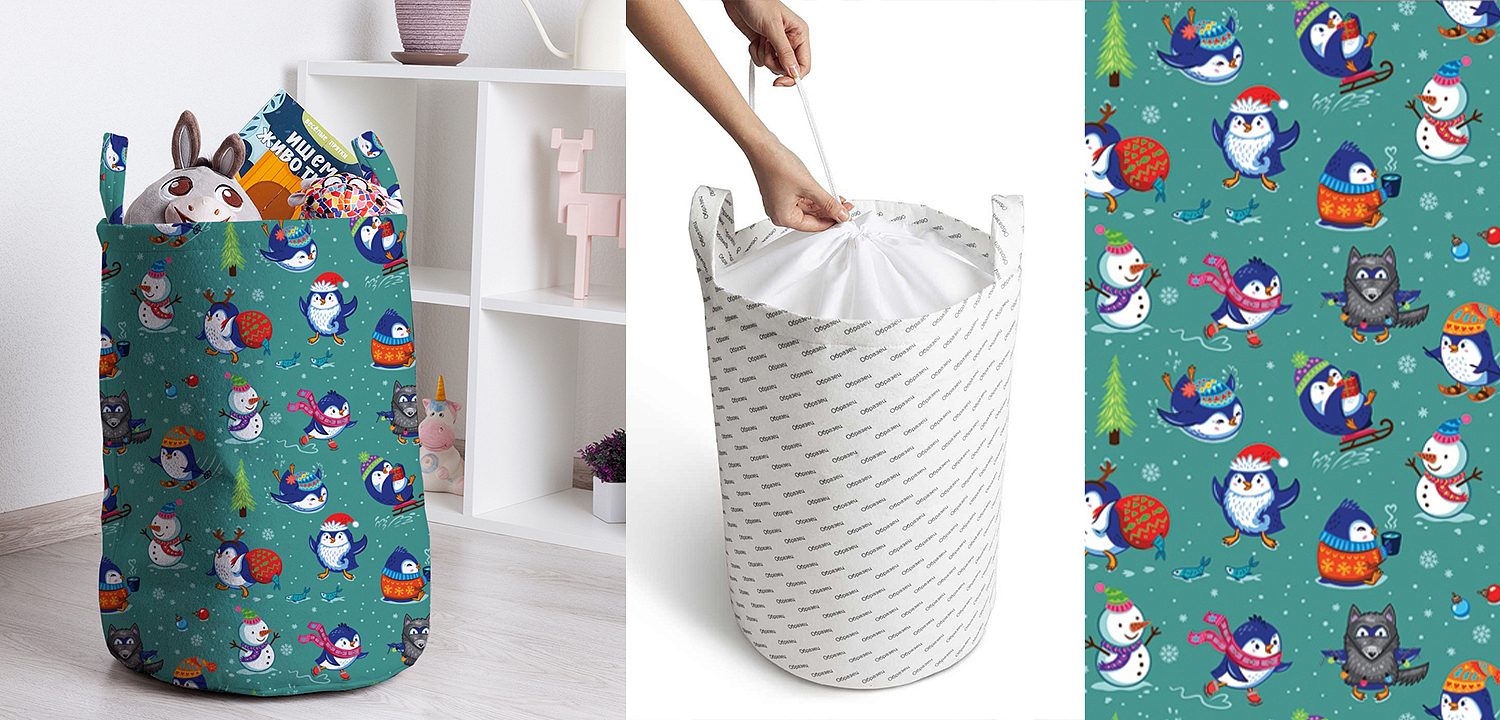 Корзина New Year Team Basket Корзина New Year Team Basket - Loft-Concept в Рязани