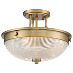 Потолочный светильник со стеклянным плафоном в виде купола Quoizel варинант исполнения - 13 | Loft Concept в Рязани