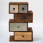 Тумба необычной формы с выдвижными ящиками Shift варинант исполнения - 2 | Loft Concept в Рязани