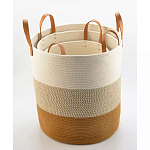 Корзина для хранения с ручками Interlacement Stripes М варинант исполнения - 1 | Loft Concept в Рязани