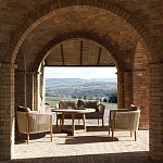 Дизайнерский уличный диван из массива дерева BOBOLI Sofa варинант исполнения - 2 | Loft Concept в Рязани