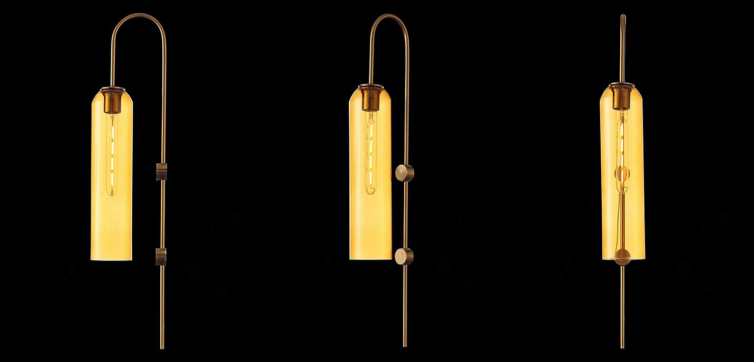 Бра ARTICOLO float Wall Sconce Amber Бра ARTICOLO float Wall Sconce Amber - Loft-Concept в Рязани
