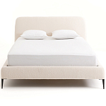 Кровать с обивкой букле Wanda Boucle Bed варинант исполнения - 2 | Loft Concept в Рязани