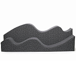 Дизайнерский модульный диван волнистой формы с цветным принтом Poltronova Superonda Sofa варинант исполнения - 15 | Loft Concept в Рязани