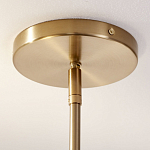 Люстра круглая с 2-мя металлическими абажурами Andromeda варинант исполнения - 5 | Loft Concept в Рязани