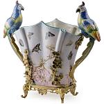 Ваза фарфоровая с попугаями Ferra варинант исполнения - 4 | Loft Concept в Рязани