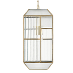 Подвесной светильник с рельефным стеклом Embossed Glass варинант исполнения - 3 | Loft Concept в Рязани