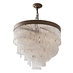 Люстра со стеклянными подвесками в виде круглых бусин Waterfall of Light варинант исполнения - 1 | Loft Concept в Рязани