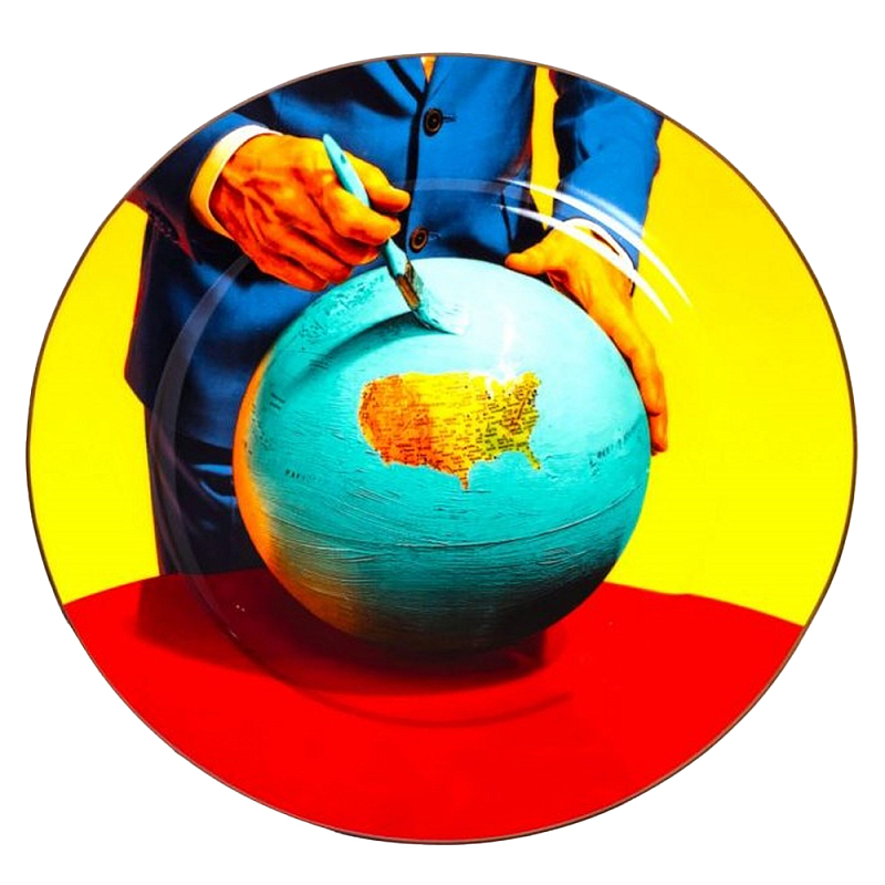 Тарелка Seletti Globe Мульти Тарелка Seletti Globe Мульти в Рязани | Loft Concept