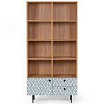 Широкий стеллаж с принтом Elise Rack варинант исполнения - 14 | Loft Concept в Рязани