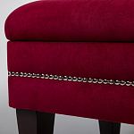 Мягкая банкетка с зоной для хранения Casket Red варинант исполнения - 4 | Loft Concept в Рязани