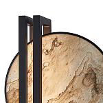 Бра из двух каменных дисков в металлической раме Constellation варинант исполнения - 2 | Loft Concept в Рязани