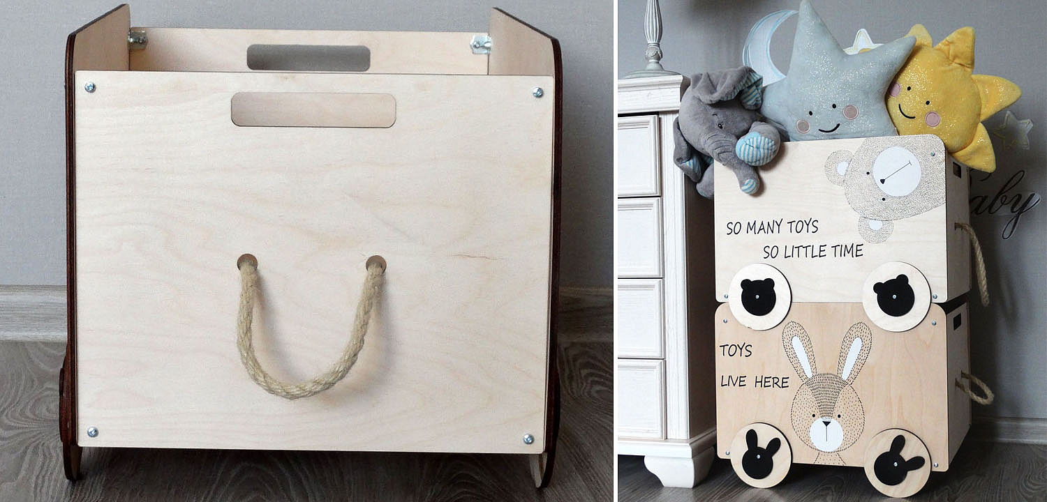 Ящик Wooden Box Bear Ящик Wooden Box Bear - Loft-Concept в Рязани