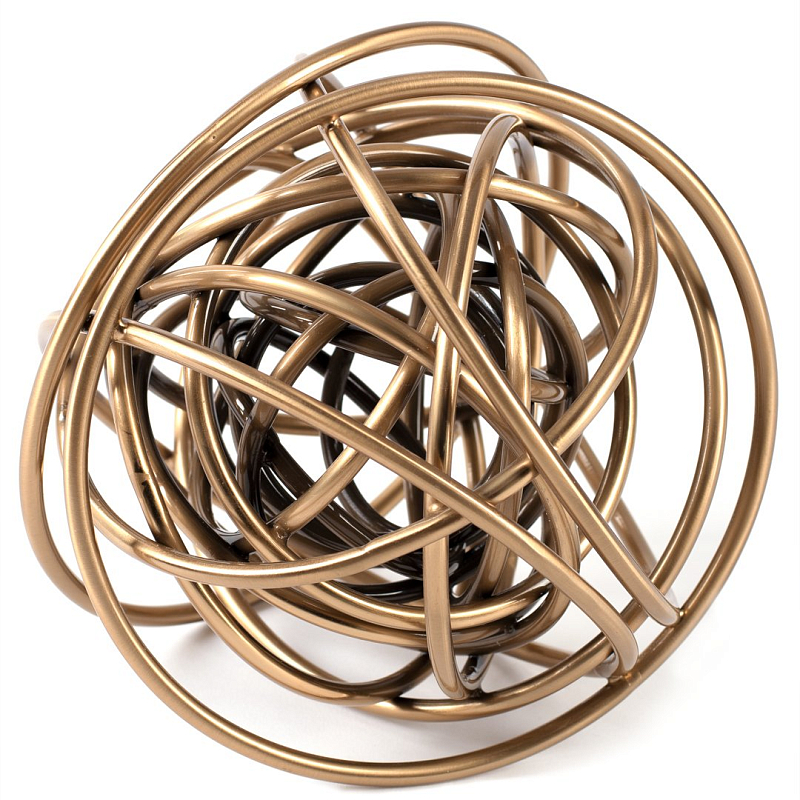Аксессуар Knot Sculpture Серебряный Золотой Аксессуар Knot Sculpture Серебряный Золотой в Рязани | Loft Concept