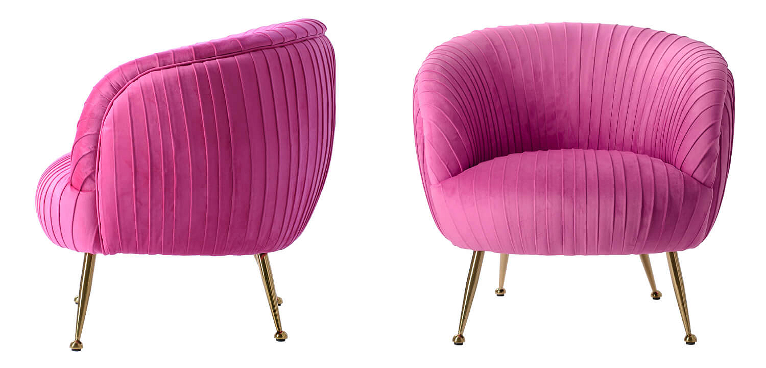 Кресло SOUFFLE CHAIR pink velor Кресло SOUFFLE CHAIR pink velor - Loft-Concept в Рязани