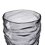 Ваза стеклянная фактурная Crumpled Vase 25,3 см варинант исполнения - 2 | Loft Concept в Рязани