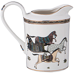 Чайный сервиз из фарфора с изображением лошадей на 6 персон 15 предметов Porcelain Horse Set  варинант исполнения - 5 | Loft Concept в Рязани