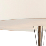 Люстра круглая с белым тканевым абажуром  White Light Diffuser варинант исполнения - 2 | Loft Concept в Рязани