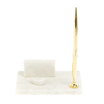 Подставка для телефона с ручкой из натурального камня креноид Natural Stone Stand варинант исполнения - 2 | Loft Concept в Рязани