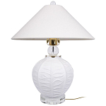 Настольная лампа керамическая с абажуром Valencia варинант исполнения - 1 | Loft Concept в Рязани