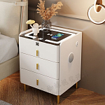 Умная прикроватная тумбочка c зарядкой для телефона Smart Furniture варинант исполнения - 1 | Loft Concept в Рязани