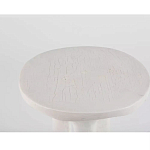 Дизайнерский журнальный стол белый на 3-х ножках в виде ступней African table варинант исполнения - 2 | Loft Concept в Рязани