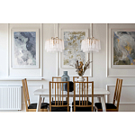 Люстра с подвесными рифлеными стеклянными трубками Nembus варинант исполнения - 23 | Loft Concept в Рязани