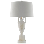 Настольная лампа с основанием в форме урны Piercing Stone варинант исполнения - 2 | Loft Concept в Рязани